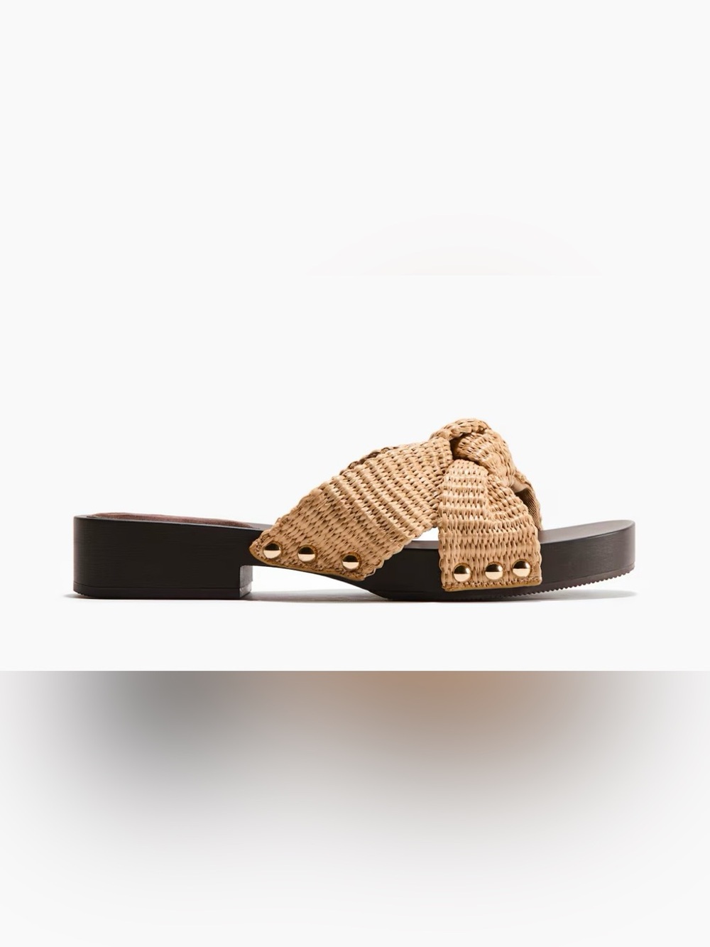 NWT - H&M Twist-knot Slides